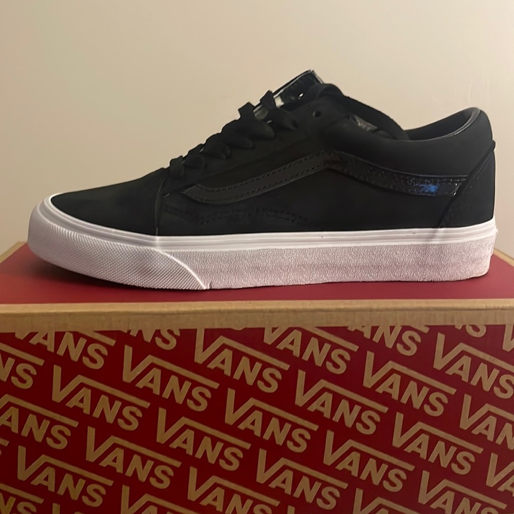 Matte Black Old Skool Vans